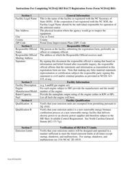 Form NCDAQ R01 Registration Form for Exempt Renewable Energy Facilities Under Sb3 - North Carolina, Page 2
