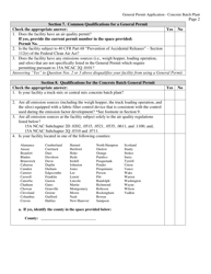 General Permit Application Form for Concrete Batch Plants - North Carolina, Page 2