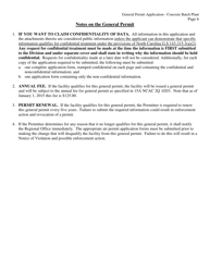 General Permit Application Form for Concrete Batch Plants - North Carolina, Page 6