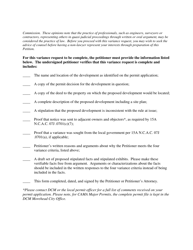 DCM Form 11 CAMA Variance Request Form - North Carolina, Page 2