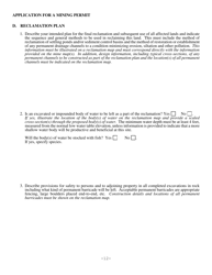 Mining Permit Application Form - North Carolina, Page 16