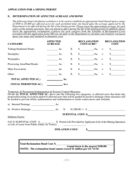 Mining Permit Application Form - North Carolina, Page 19