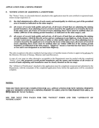 Mining Permit Application Form - North Carolina, Page 20