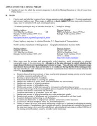 Mining Permit Application Form - North Carolina, Page 8