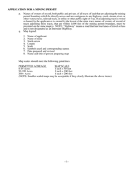 Mining Permit Application Form - North Carolina, Page 9
