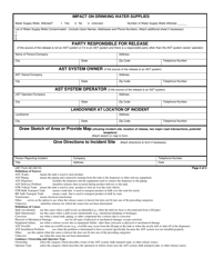 Form UST-62 24-hour Notification of Discharge Form - North Carolina, Page 2