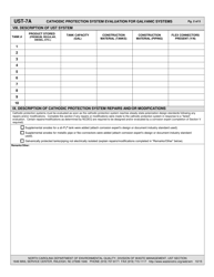 Form UST-7A Evaluation for Galvanic (Sacrificial Anode) Systems - North Carolina, Page 2