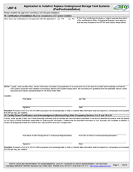 Form UST-6 Application to Install or Replace Underground Storage Tank Systems (Pre/Post-installation) - North Carolina, Page 8