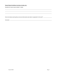 Form CS-SSO Collection System Sanitary Sewer Overflow Reporting Form - North Carolina, Page 3