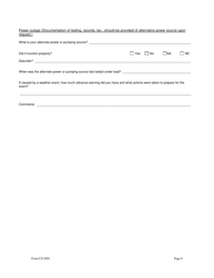 Form CS-SSO Collection System Sanitary Sewer Overflow Reporting Form - North Carolina, Page 8