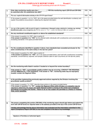 Document preview: Form GW-59A Compliance Report Form - North Carolina