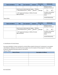 Attachment B Provider Disclosure Form - North Carolina, Page 2