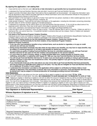 Form DSS-8207 Application for Food and Nutrition Services - North Carolina, Page 8