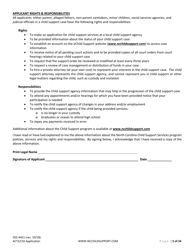 Form DSS-4451 Application for Services - North Carolina, Page 5