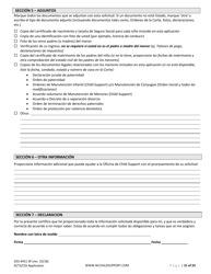 Formulario DSS-4451 Solicitud De Servicios De Sustento De Menores - North Carolina (Spanish), Page 21