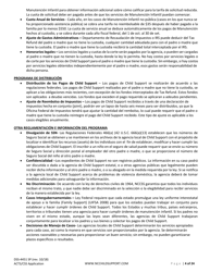 Formulario DSS-4451 Solicitud De Servicios De Sustento De Menores - North Carolina (Spanish), Page 4