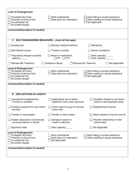Community Evaluation Form - Adult Protective Services - North Carolina, Page 11