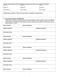 Community Evaluation Form - Adult Protective Services - North Carolina, Page 9