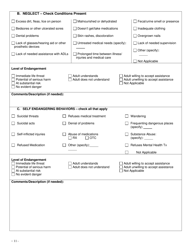 Facility Evaluation Form - North Carolina, Page 11