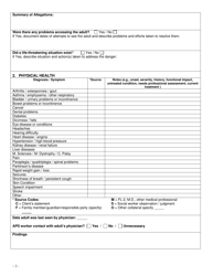 Facility Evaluation Form - North Carolina, Page 2