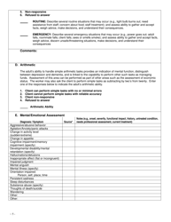 Facility Evaluation Form - North Carolina, Page 5