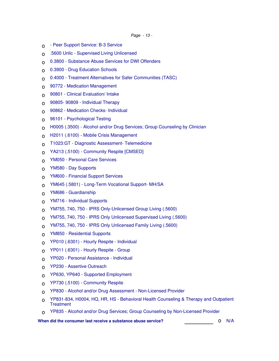 Injury Incident Report Form - Incident Response Improvement System - North Carolina, Page 13