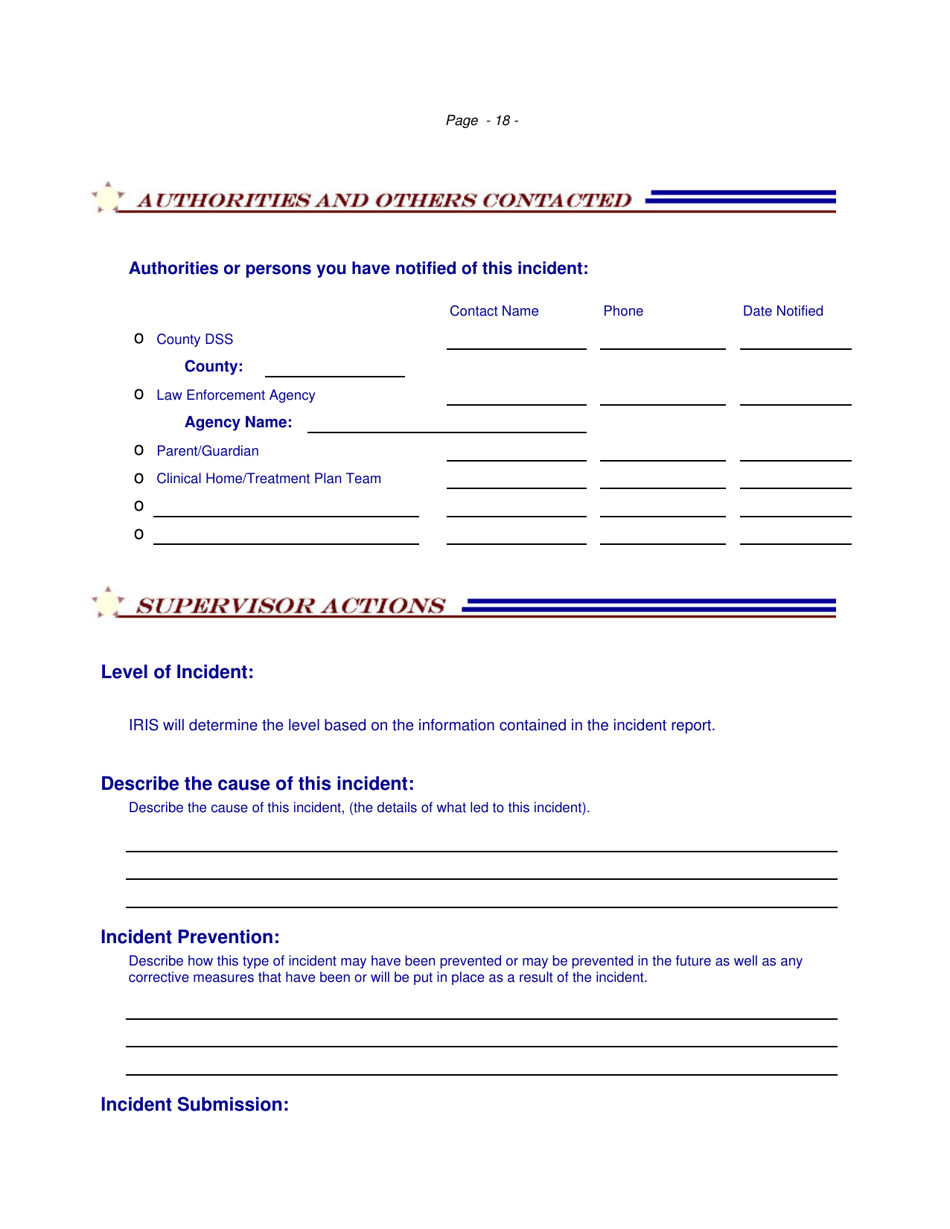 Incident Response Improvement System Suspension and Expulsion - North Carolina, Page 18