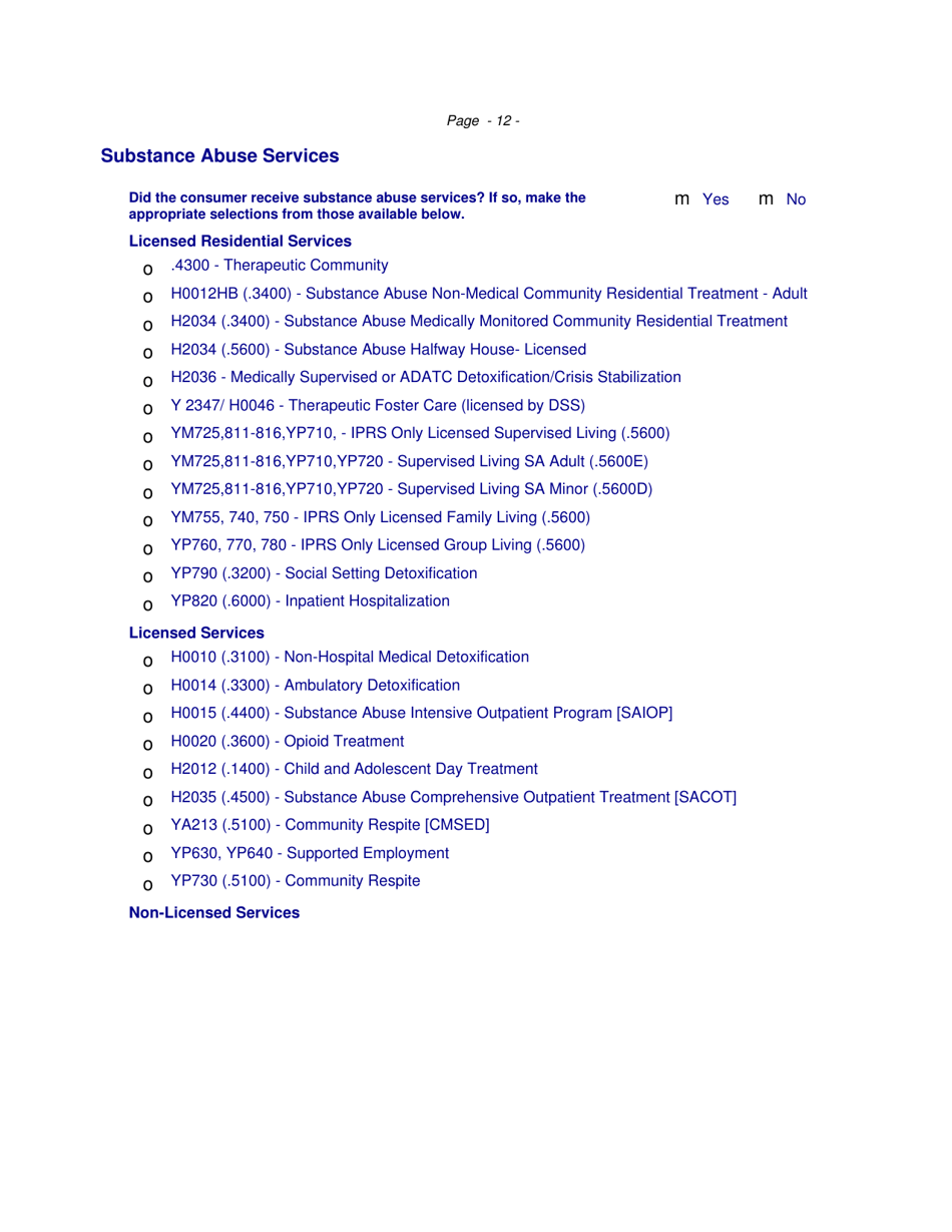 Incident Response Improvement System Fire Incident Report Form - North Carolina, Page 12