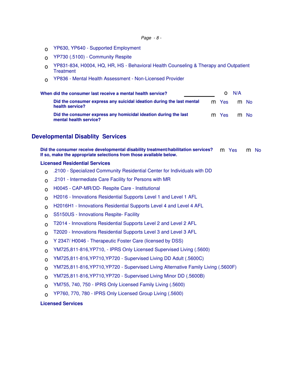 Incident Response Improvement System Fire Incident Report Form - North Carolina, Page 8