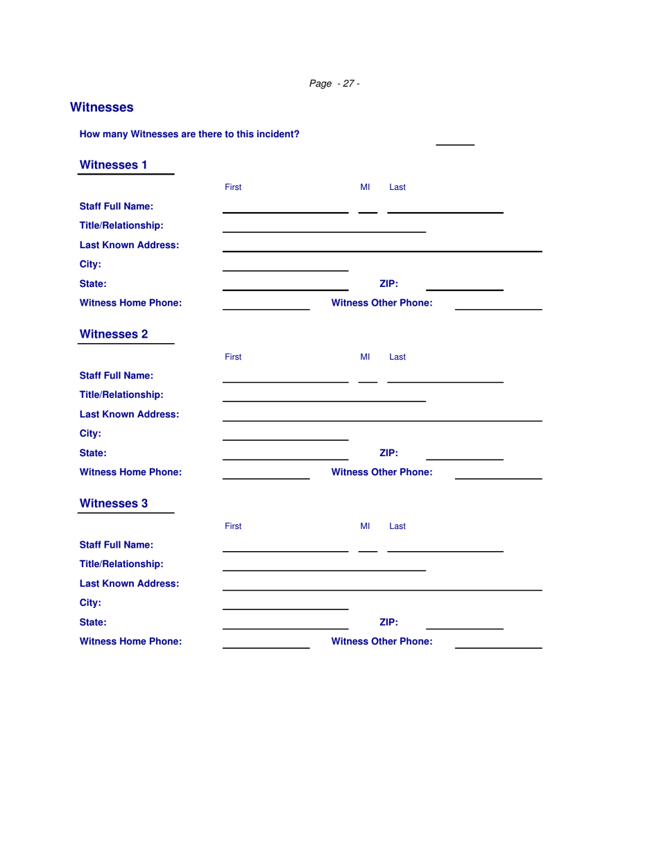 Restrictive Intervention - Incident Response Improvement System - North Carolina, Page 27