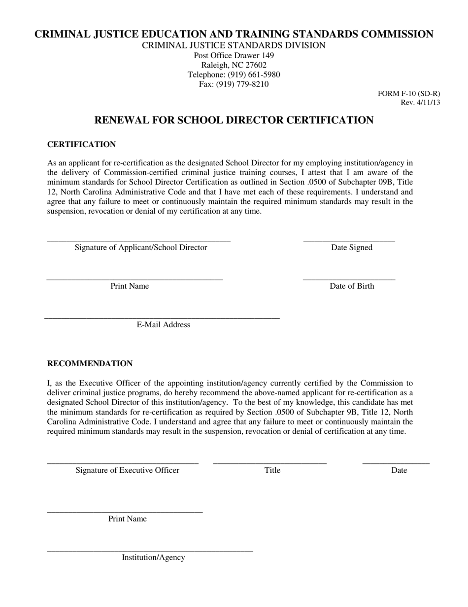 Form F 10 SD R Download Fillable PDF Or Fill Online Request For School 