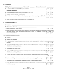 Form F-10(SA) Request for School Accreditation - North Carolina, Page 2