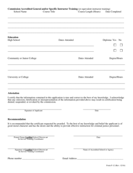 Form F-12 Original Request for Instructional and Professional Lecturer Certification - North Carolina, Page 2