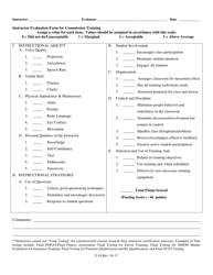 Form F-16 Criminal Justice Instructor Evaluation - North Carolina, Page 2
