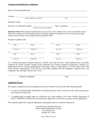 Form F-9R Retired Law Enforcement Officer Firearms Qualification Application - North Carolina, Page 2