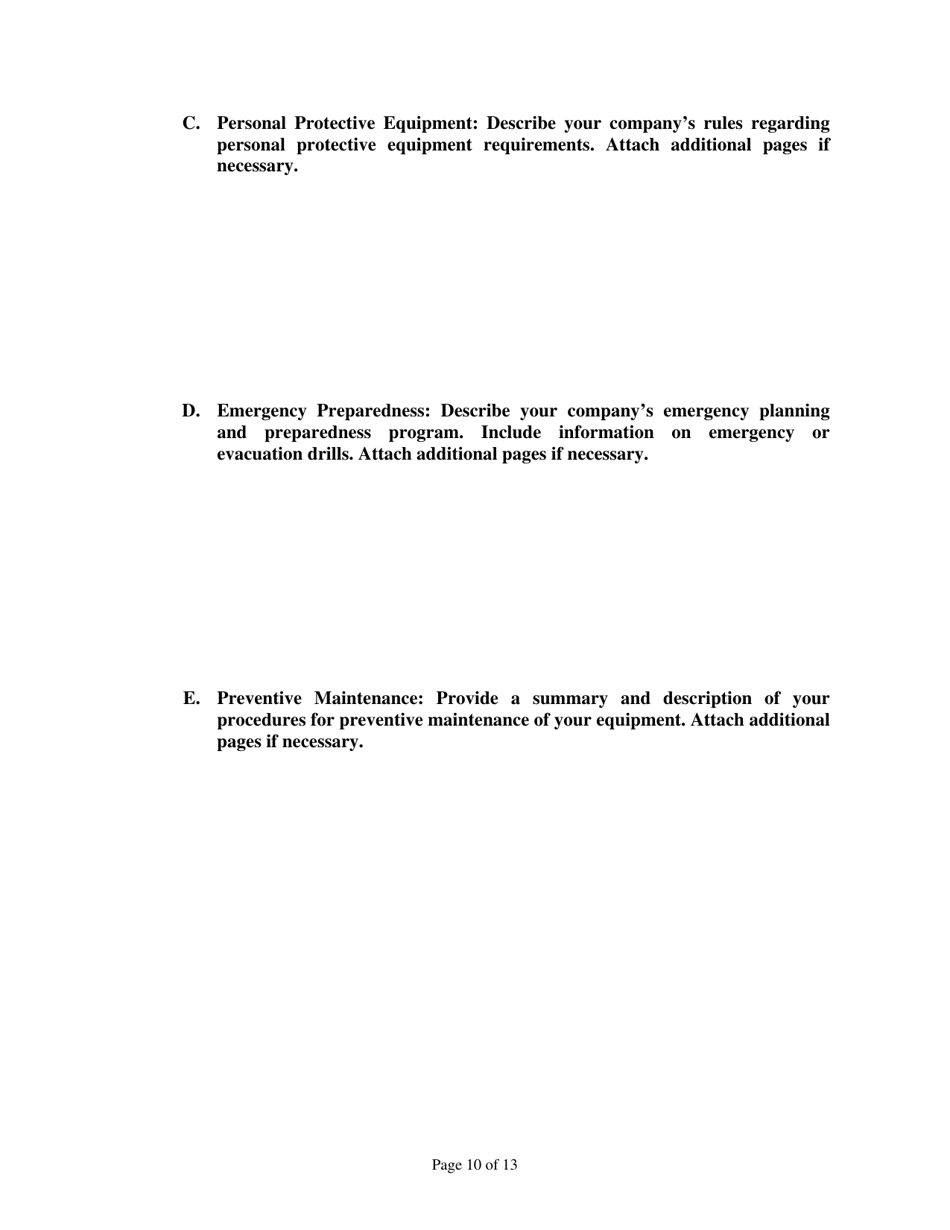 Amusement Star Program Application Form - North Carolina, Page 10