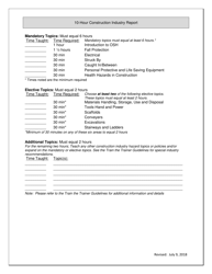 Train the Trainer Program Report Form - North Carolina, Page 2