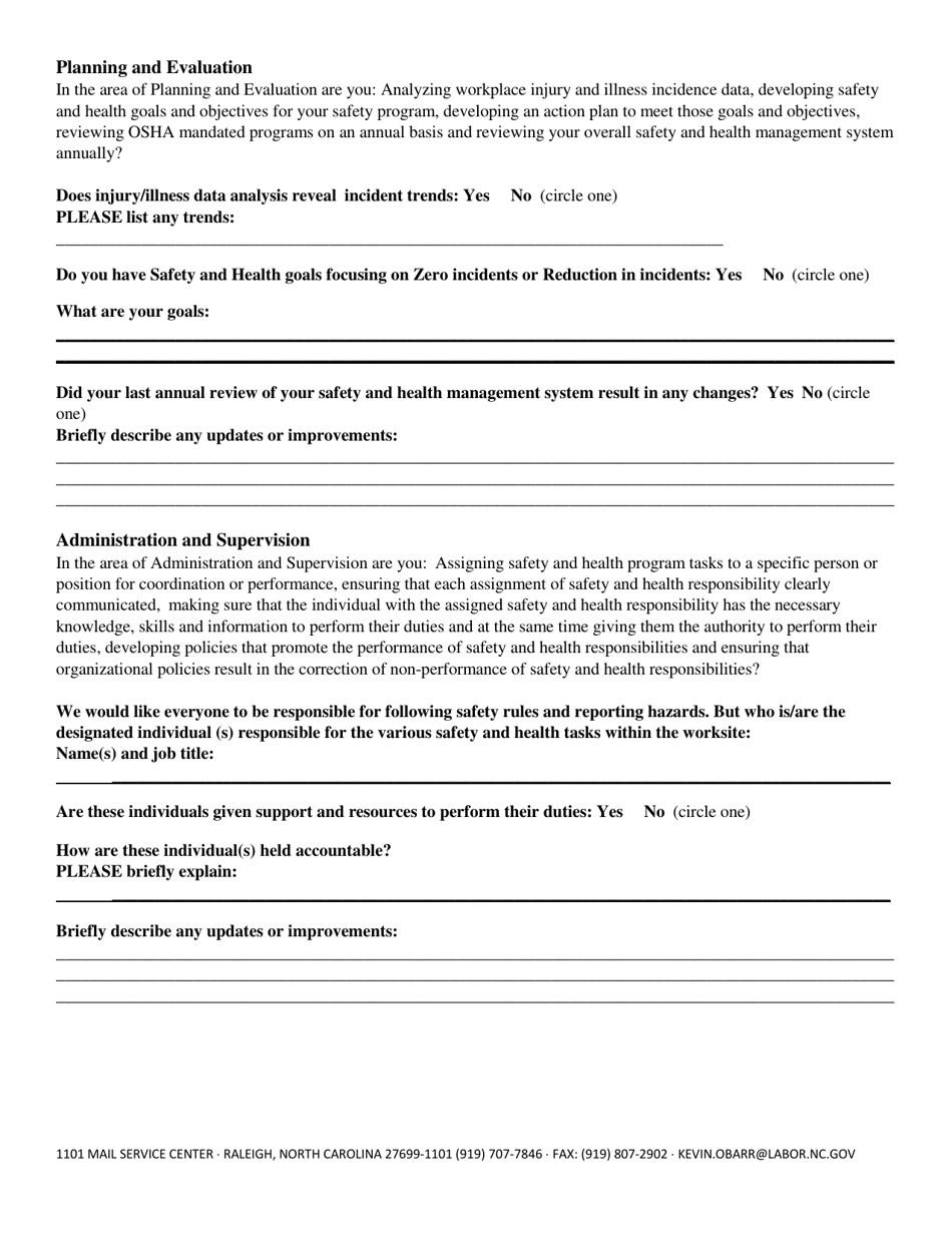 Sharp Annual Review Form - North Carolina, Page 4