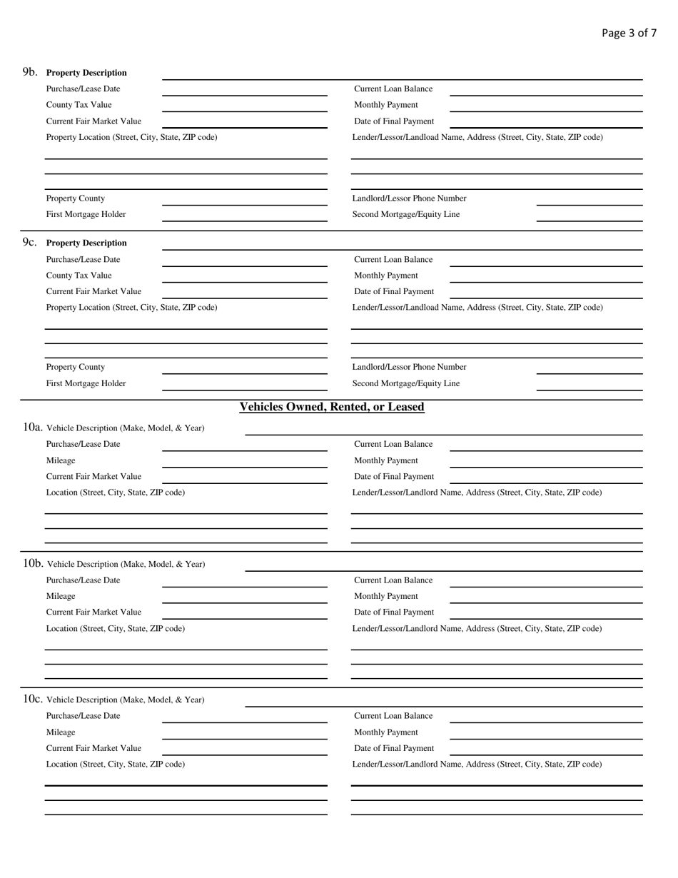 Form RO-1066 Business Tax Interview - North Carolina, Page 3