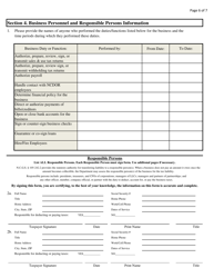 Form RO-1066 Business Tax Interview - North Carolina, Page 6