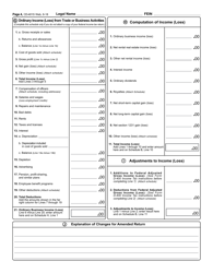 Form CD-401S S-Corporation Tax Return - North Carolina, Page 5