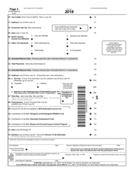 Form D-400 Individual Income Tax Return - North Carolina, Page 3