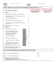 Form D-400 Schedule PN - 2018 - Fill Out, Sign Online and Download Fillable PDF, North Carolina