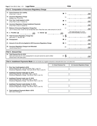 Form IB-43 Gross Premiums Tax Return - Self-insured Workers Compensation Corporation - North Carolina, Page 3