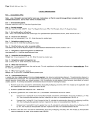 Instructions for Form GAS-1202 Motor Fuel Supplier Return - North Carolina, Page 2