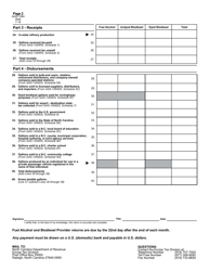 Form GAS-1264 Fuel Alcohol and Biodiesel Provider Return - North Carolina, Page 2