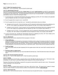 Instructions for Form GAS-1264 Fuel Alcohol and Biodiesel Provider Return - North Carolina, Page 3
