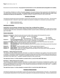 Instructions for Form GAS-1264 Fuel Alcohol and Biodiesel Provider Return - North Carolina, Page 4