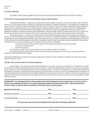 Form AV-65 Builder Property Tax Exemption - North Carolina, Page 2