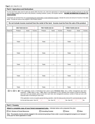 Form AV-5 Application for Agriculture, Horticulture, and Forestry Present-Use Value Assessment - North Carolina, Page 3